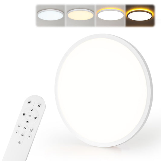 Plafoniera MoonYard LED 40 cm 36W 3900 lm cu telecomanda