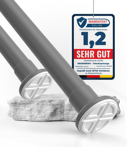 Tija perdea MEISENBERG extensibila 260-310 cm, otel 32 mm