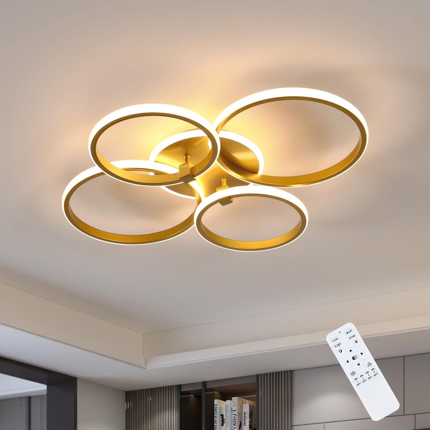 Plafoniera LED Riserva 39W Riserva, dimabila 3000K-6500K cu telecomanda