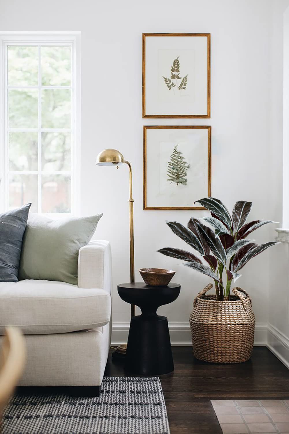 Planta artificiala Briful Cordyline Fruticosa 63 cm ghiveci decorativ