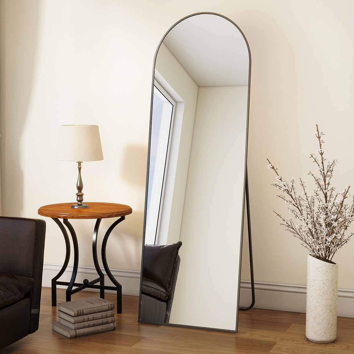 Oglinda Koonmi Arch Full-Body 45x144 cm rama aluminiu aurie