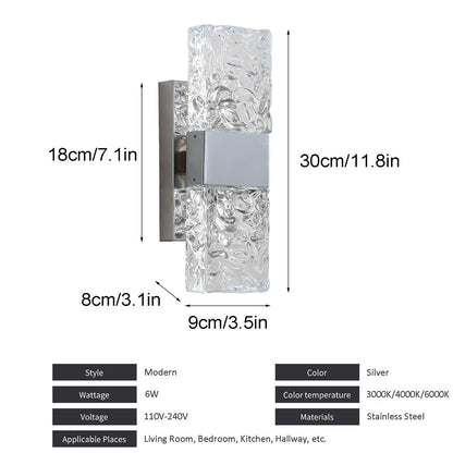 Aplica Nordic Crystal Wall Light LED 3 culori 700 lm Wi-Fi
