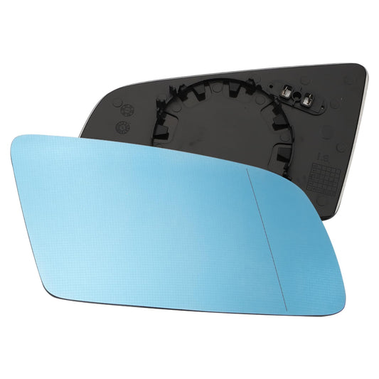 Oglinda laterala stanga E60/E61/E63/E64 2003-2010 BMW, sticla albastra incalzita