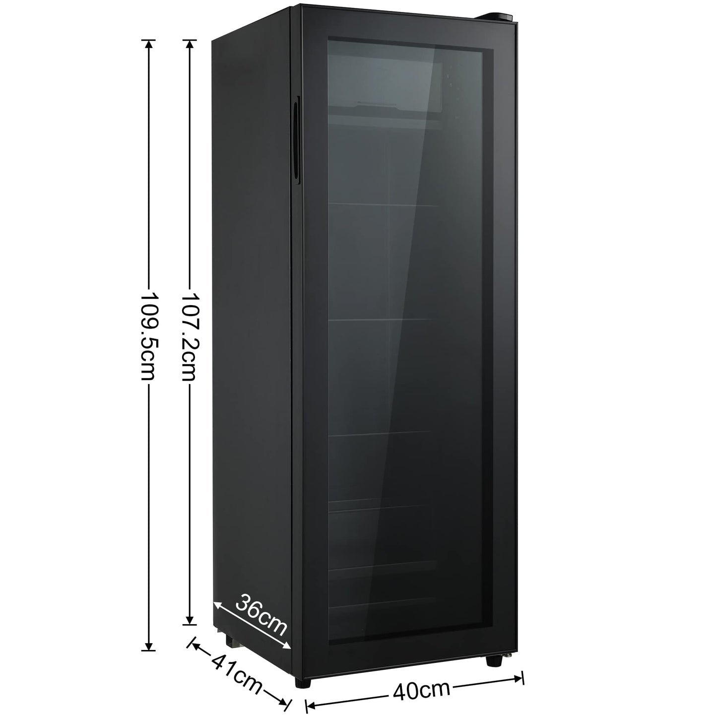 Frigider Merax 128 L Compresor silentios 43 dB 3 rafturi