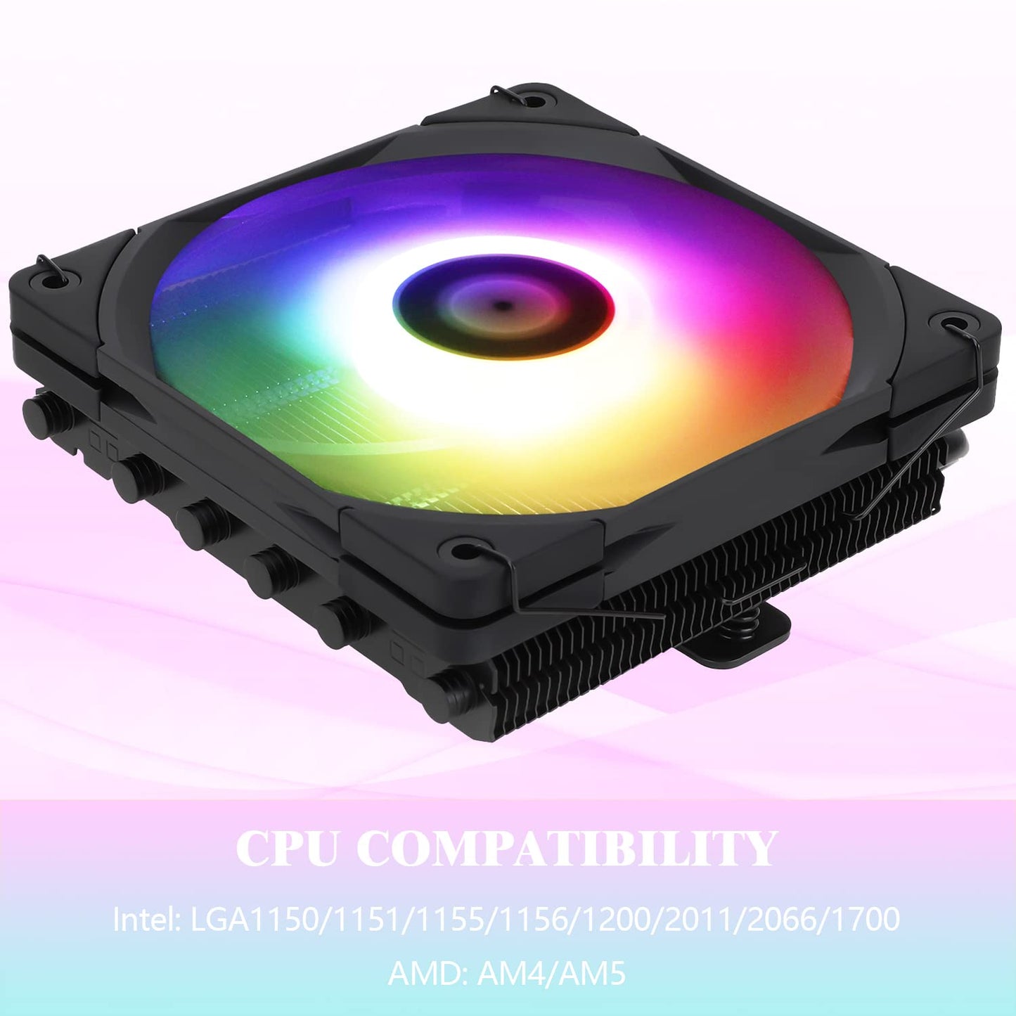 Thermalright AXP-120-X67 Black ARGB Low Profile CPU Air Cooler