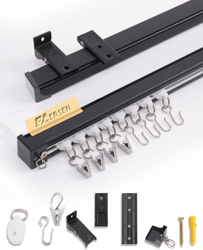 Sina perdea Ezcasch EZCLG0010 aluminiu 3 m montaj tavanperete