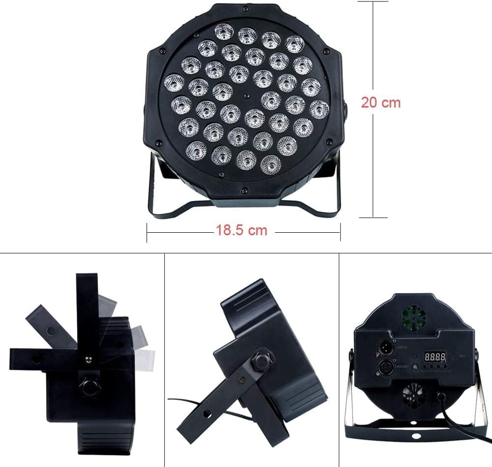 Set lumini scena UKing 1082X4EUB 72W RGB DMX cu telecomanda