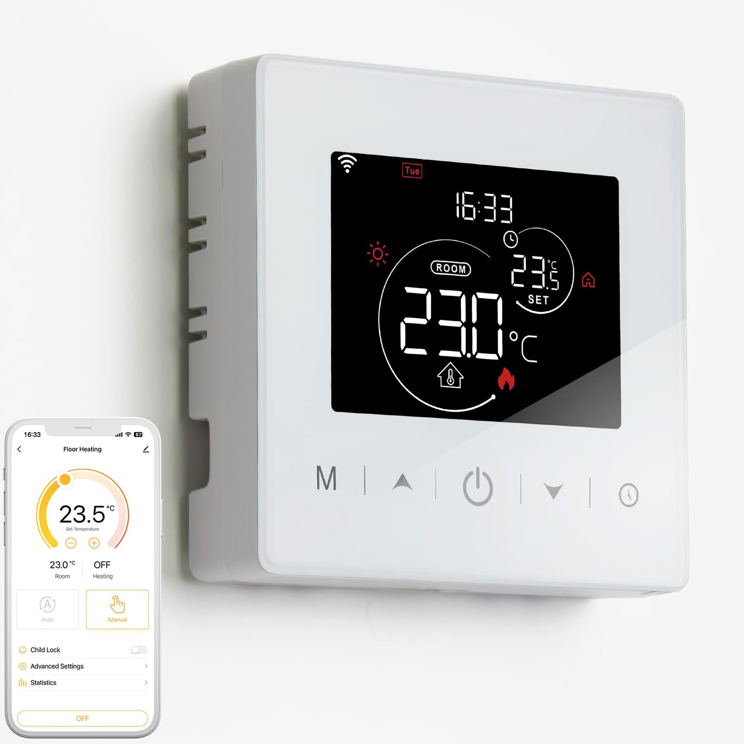 Termostat WiFi pentru centrala termica