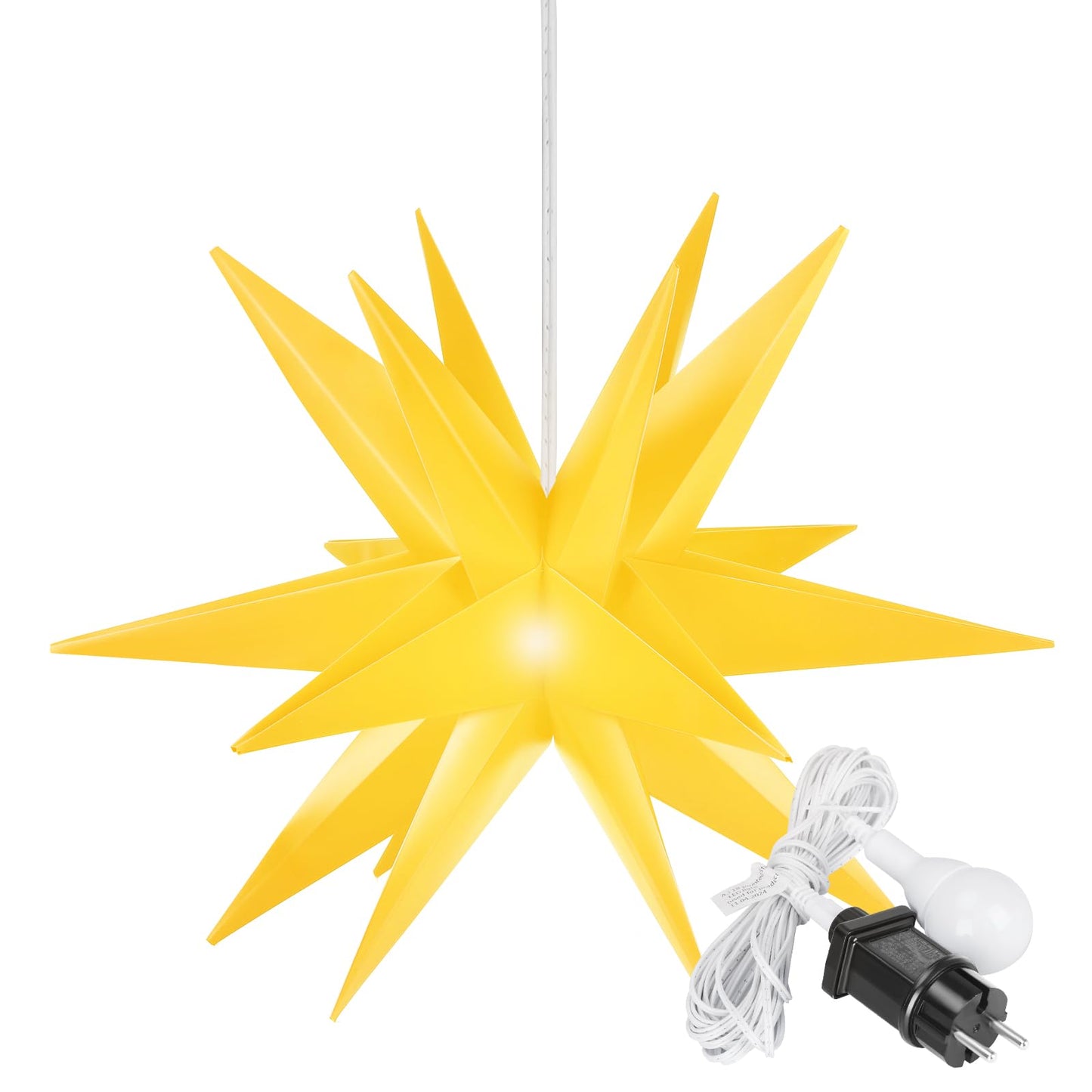 Decoratiune luminoasa OVILUM XXL 3D Star 57 cm LED 6 becuri