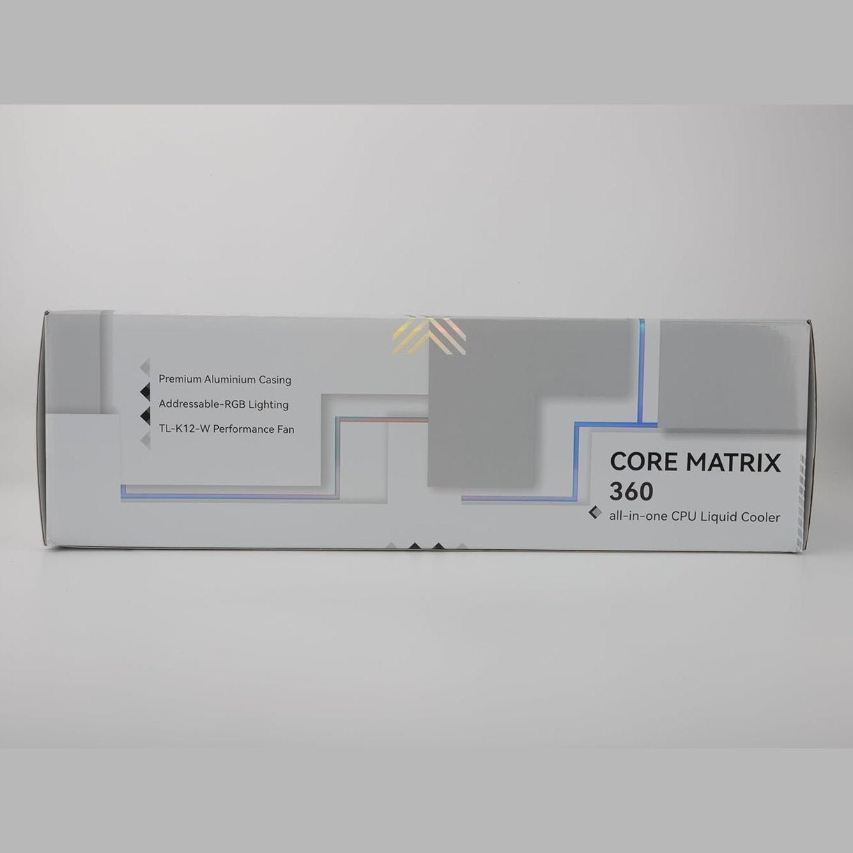 Thermalright Core Matrix 360 White CPU Water Cooler with 3 PWM Fans Water Pump Speed 2150RPM S-FDB Bearing for AMD AM4/AM5, Intel LGA1150/1151/1200/1700/2011(White)