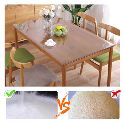 Fata de masa LAVOUP Transparent 2mm PVC 80 x 160 cm Rezistenta