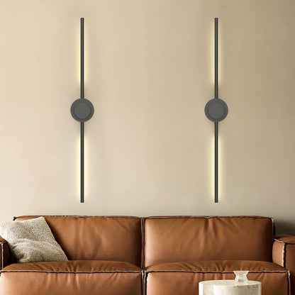 Aplica LED GEADI 115cm 16W cu telecomanda, dimabila, aurie