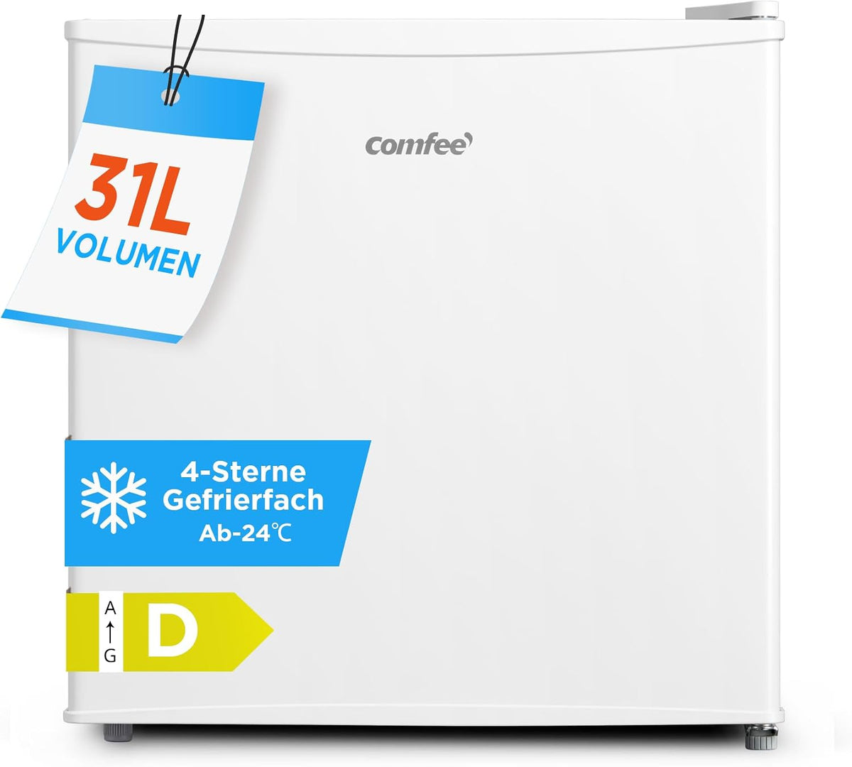 Congelator mic Comfee 31 L, -24°C, compresor inverter, 39 dB