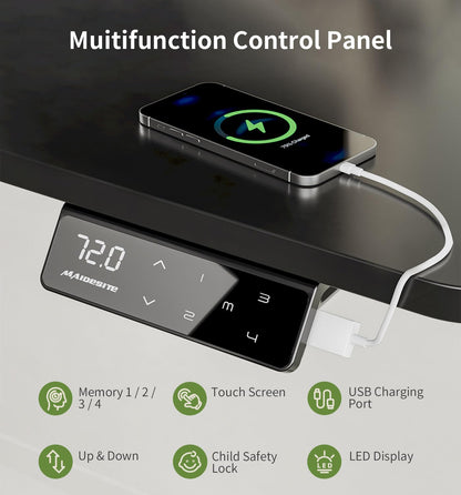 Birou Maidesite SN1 reglabil electric 120x60 cm, 4 memorii
