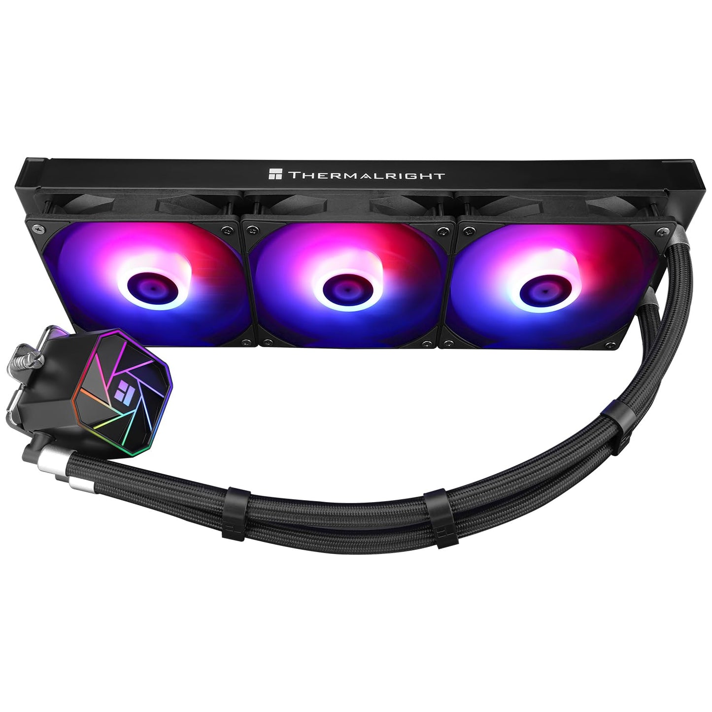 Thermalright Aqua Elite 360 V3 Liquid CPU Cooler, 360 Cooling Row Size, 3 x 120mm PWM Fans, S-FDB Bearings,for AMD/AM4/AM5, Intel LGA1150/1151/1155/1156/1200/2011/1700,Desktop CPU Cooler AIO