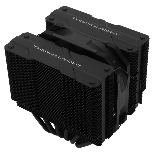Thermalright Peerless Assassin 120 Mini Black CPU Cooler, 6 Heat Pipes AGHP Technology, with 120mm PWM Fan, 1500RPM Speed, for AMD:AM4 AM5/Intel LGA 1851/1700/1150/1151/1200/2011,PC Cooler