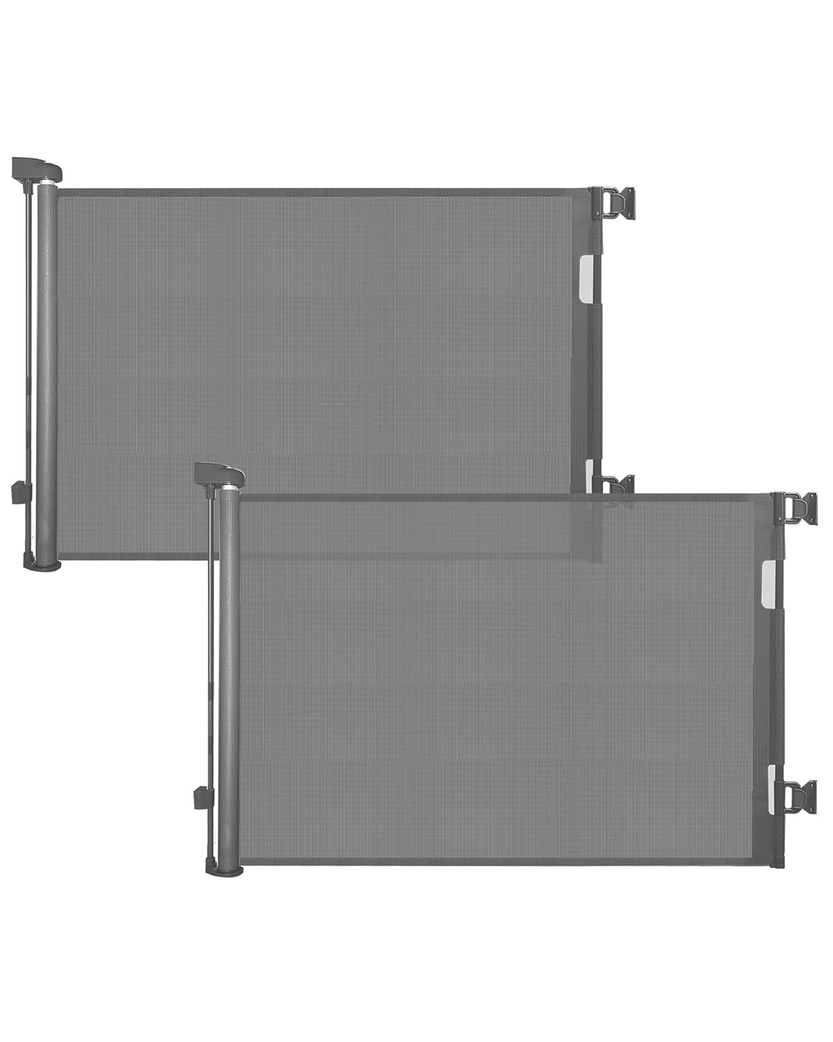 Poarta de siguranta derimkcoa retractabila 140 cm, set 2 bucati