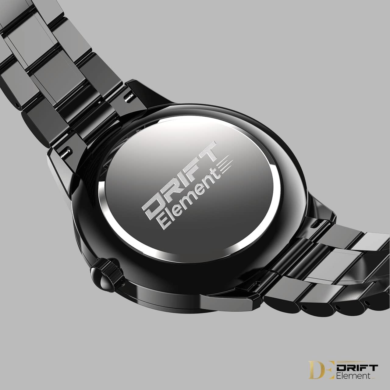 DriftElement Performance GT Rim Watch Men - Sports car Men's Wristwatch in 3D Design - Custom Designer Watch with Mineral Glass - Quartz Watch