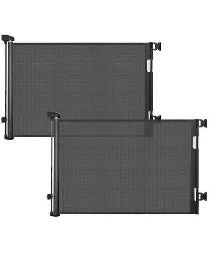 Poarta de siguranta derimkcoa retractabila 140 cm, set 2 bucati