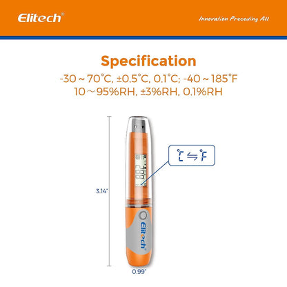 Data logger Elitech RC-51H USB temperatura si umiditate 32000 puncte