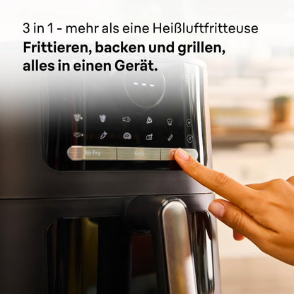 Friteuza cu aer cald Braun MultiFry 5 HF5073IBK 3 in 1, 6 L, 2000 W, negru