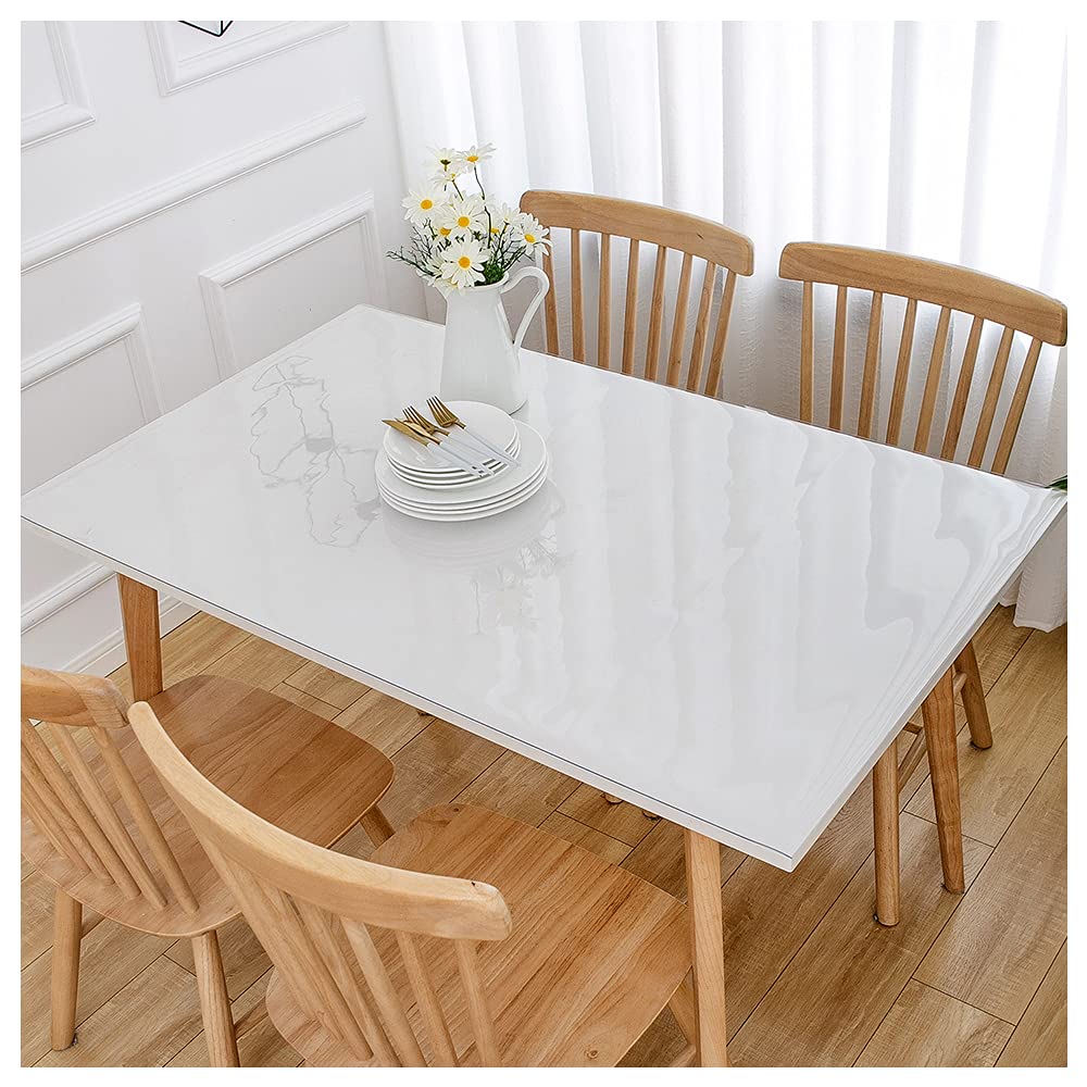 Fata de masa LAVOUP Transparent 2mm PVC 80 x 160 cm Rezistenta