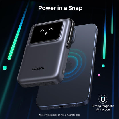 Power bank UGREEN UNO 10000 mAh magnetic 20W cu stand