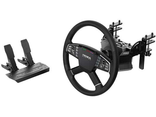 Volan Gaming MOZA Trucking Bundle R5 5.5Nm Direct Drive pentru PC