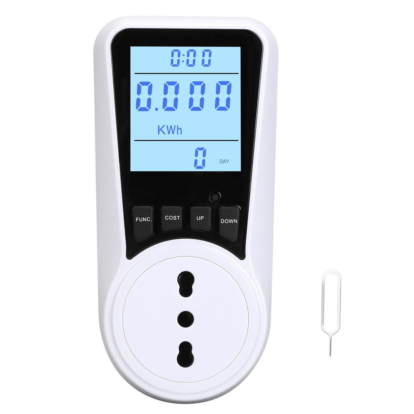 JOYELEC Smart WiFi Electric Meter Consumption Meter 63A 220V Real-time Monitoring, Time Switch Function, Overvoltage and Low Voltage Protection