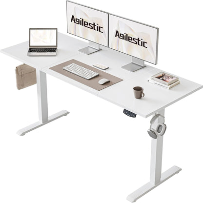 Birou Agilestic DJ Electric 140x60 cm reglabil electric anti-coliziune
