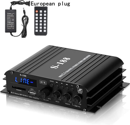 Amplificator 800W S188 Bluetooth 5.0 2.1 canale