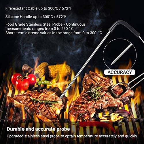 Termometru gatit IBT-2X INKBIRD + Bluetooth dual + alarme temperatura carne