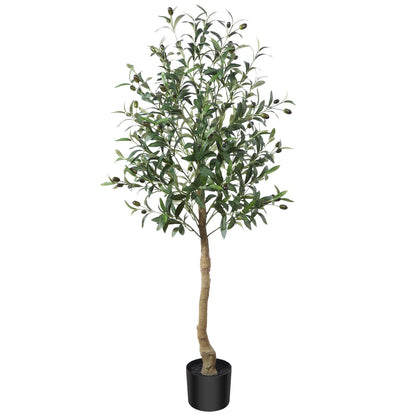 Planta artificiala maslin CROSOFMI Olive 120 cm decor interior exterior