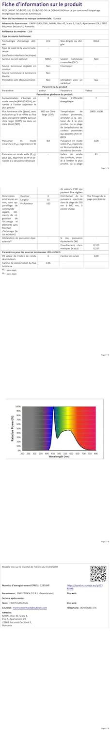 COB LED Strip with Switch, XUNATA 360Leds/m IP65 Waterproof 230V Super Bright Flexible LED Strip Light for Cabinet, Kitchen, Bedroom, Home Decoration DIY (White, 10M)