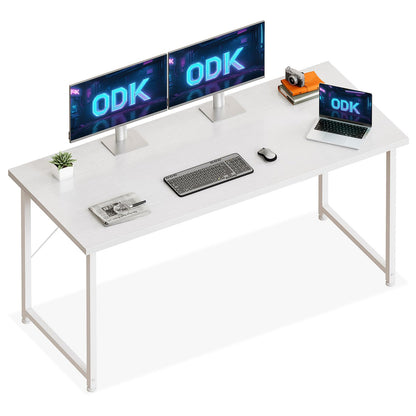 Birou ODK Small Desk 100x48 cm Alb Modern cu Sertar
