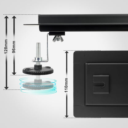 Sifon dus iYueMps IYM-FD-003-900mm otel inoxidabil 900mm negru