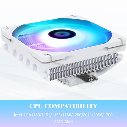 Thermalright AXP-120-X67 Black ARGB Low Profile CPU Air Cooler