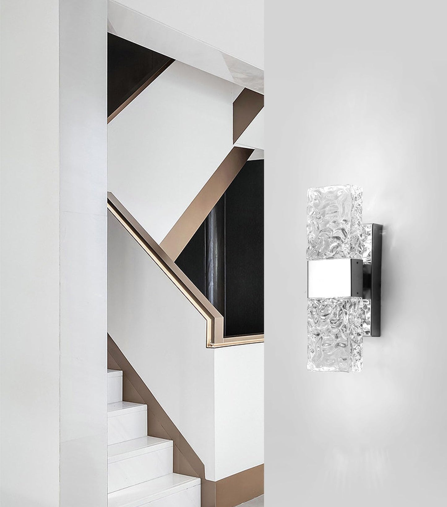 Aplica Nordic Crystal Wall Light LED 3 culori 700 lm Wi-Fi