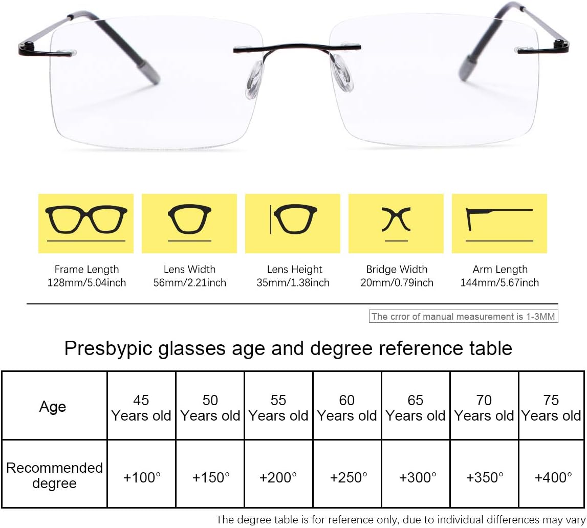 YIMI Photochromic Progressive Multifocus Transition Reading Glasses Sunglasses Sun Readers Blue Light Blocking Computer Eyewear