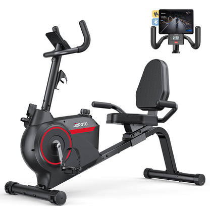 Bicicleta fitness recumbent JH30 JOROTO, Bluetooth, rezistenta magnetica