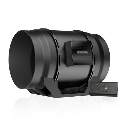 AC Infinity CLOUDLINE PRO T6, Quiet 6” Inline Duct Fan with Temperature Humidity VPD Controller, WiFi Integrated App Control - Ventilation Exhaust Fan for Heating Cooling, Grow Tents, Hydroponics