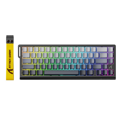 Tastatura gaming 60% X68 HE ATTACK SHARK, 8000Hz, Rapid Trigger, RGB