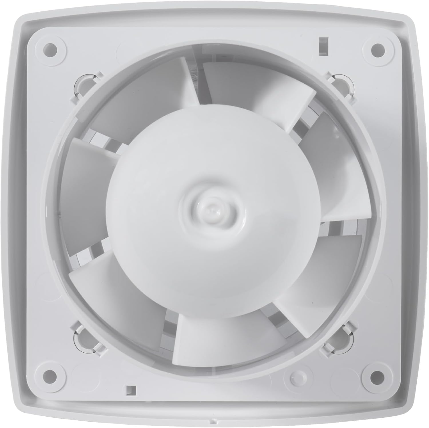 Vent Systems 100mm Electric Bathroom Fan - White - Wall, Ceiling Mounted - Low Noise Extractor Fan - Energy Efficient Fan for Home, Kitchen, Garage