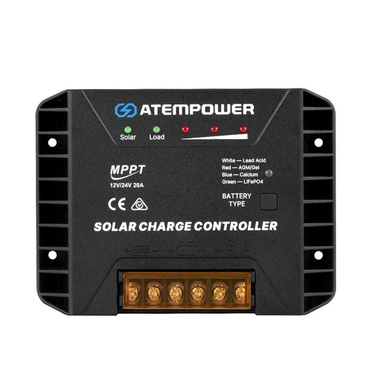 Controller MPPT 20A 12V/24V ATEM POWER + incarcare automata PV