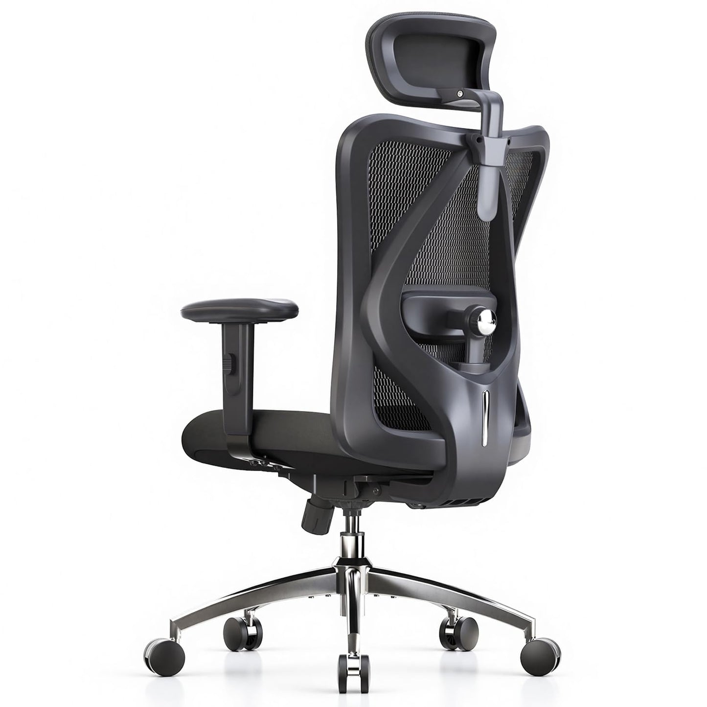 Scaun ergonomic birou M18 SIHOO, mesh cu tetiera, suport lombar, 150 kg