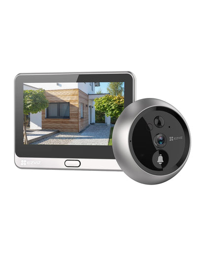 Sonerie smart video wireless 1080P cu detecție de mișcare Ezviz DP2 – Negru