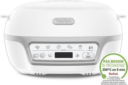 Aparat pentru prajituri Tefal Cake Factory Delices KD812110, argintiu, 5 programe automate si mod manual