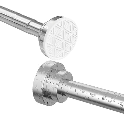 Tija dus Kongming extensibila 60-290 cm otel inoxidabil alb