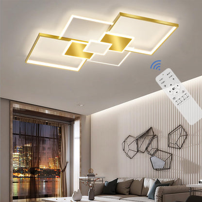 Lampa tavan LED Dimmable White + Black 68W 6800 lm telecomanda