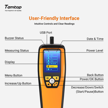 Monitor calitate aer Temtop M2000C-2nd CO2 PM2.5 PM10 TFT